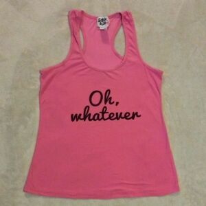 Saturdaze Pink Tank Top – Women’s Size Small – Soft, Sporty, EUC